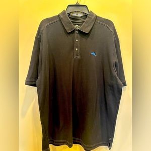 Tommy Bahama Black Polo XL Men’s